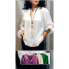 Blusa raso/licra