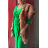 Vestido verde lima