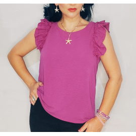 Blusa volante hombro