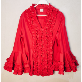 Blusa Rociera roja